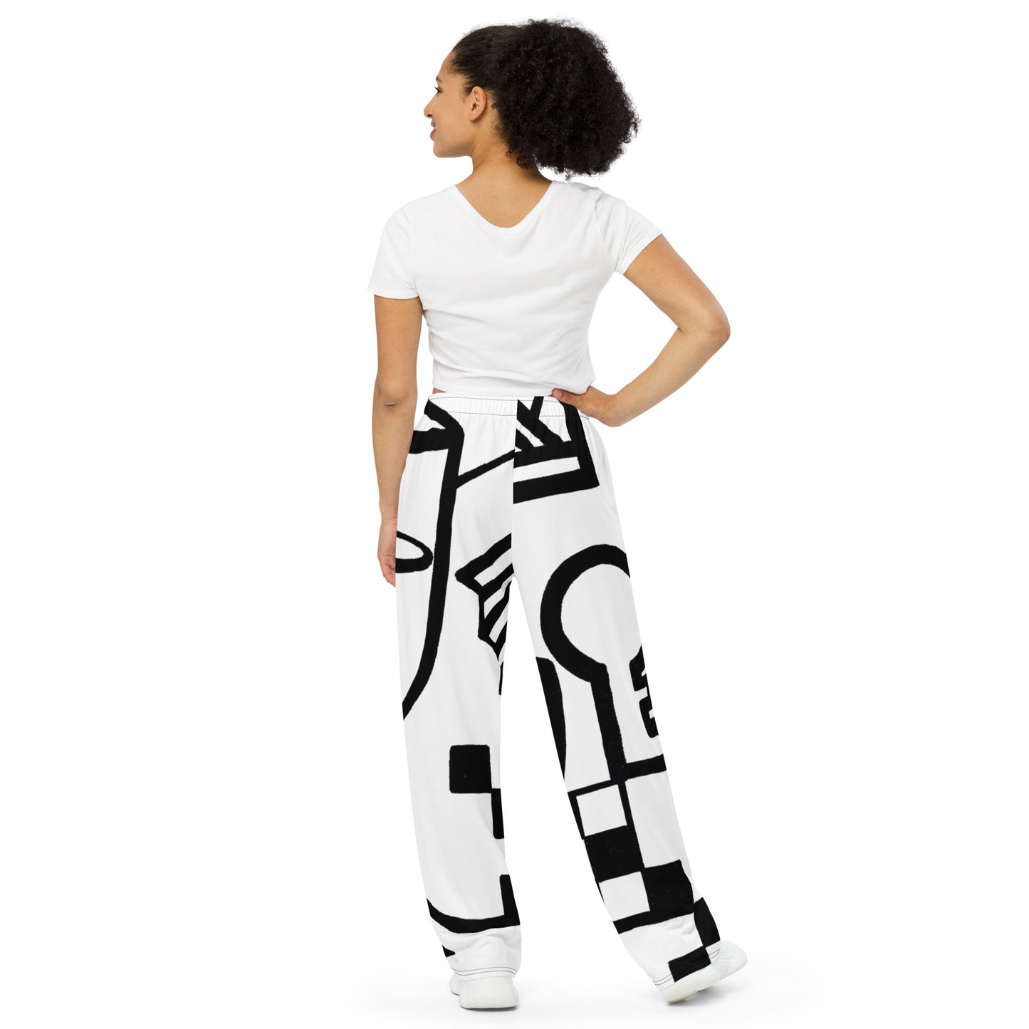 Dream Land All-over print unisex wide-leg pants