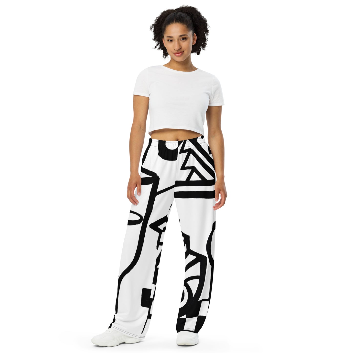 Dream Land All-over print unisex wide-leg pants