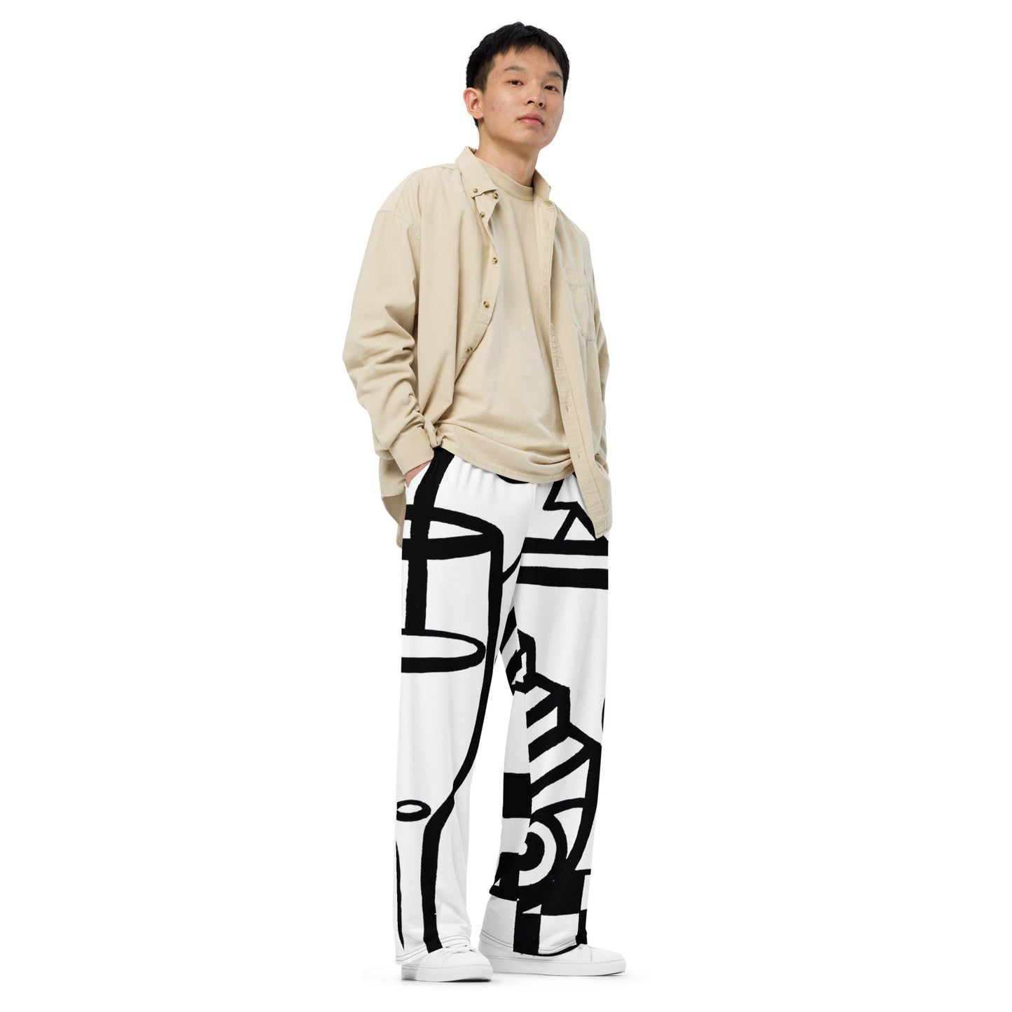 Dream Land All-over print unisex wide-leg pants